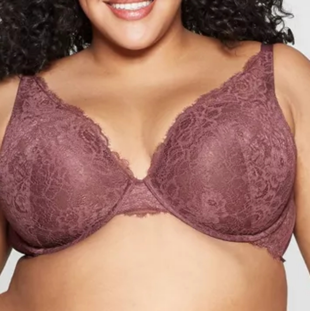 Sublime Lace Plunge Push Up Bra 